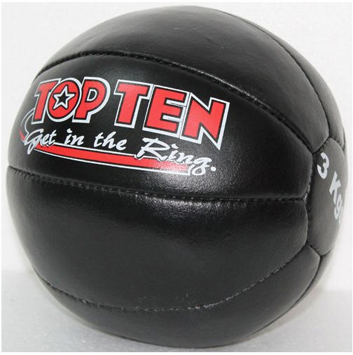 Topten Medicinboll Premium 5 kg, Läder
