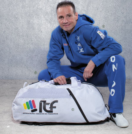 Topten ITF Gymbag/Ryggsäck Vit Large