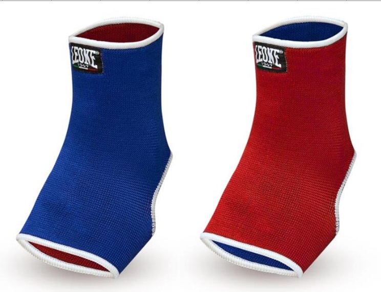Leone Ankleguards, Reversible Blue and Red