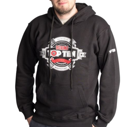Topten  Boxing Old School  Hood,, Black