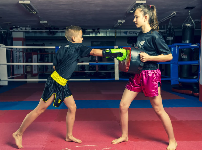 Kicking mits FIGHTERS INC KIDS Medium Black/Red - 5