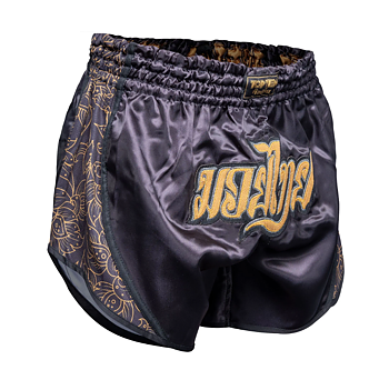 Topten Thaishorts NONG HAN Svart/Guld