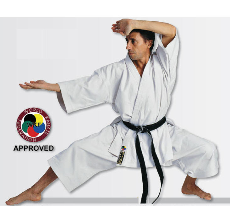 WKF Hayashi Tenno Karate Kata Pants White, 150 cm