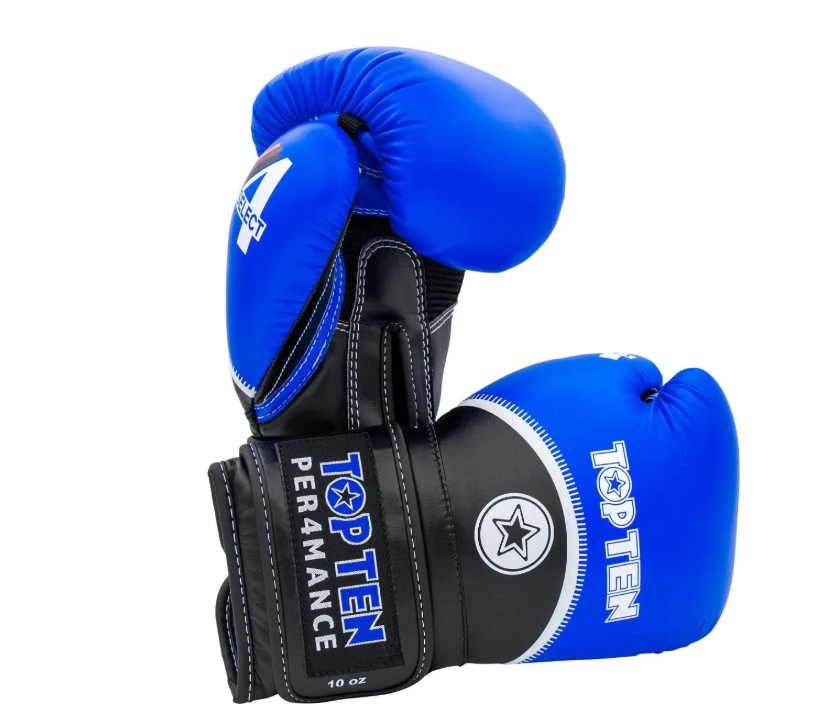 Topten Boxingglove 4Select Prime , Blue/Black 10-16 oz