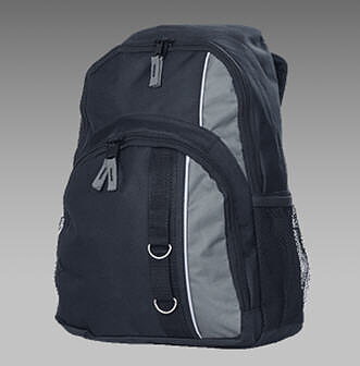 Black Hill Arizona Back Pack, Black/Grey
