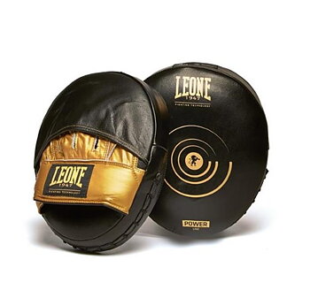Leone Round Power Line Mits Svart/Guld (Par)