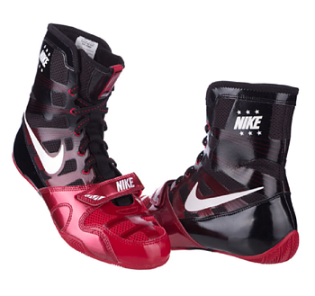Nike HyperKO Boxsko, Svart/Röd/Vit
