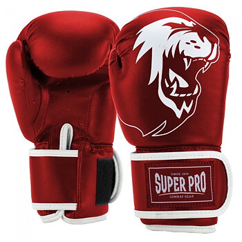 Super Pro Boxhandske Talent Kids Röd/Vit 8 oz