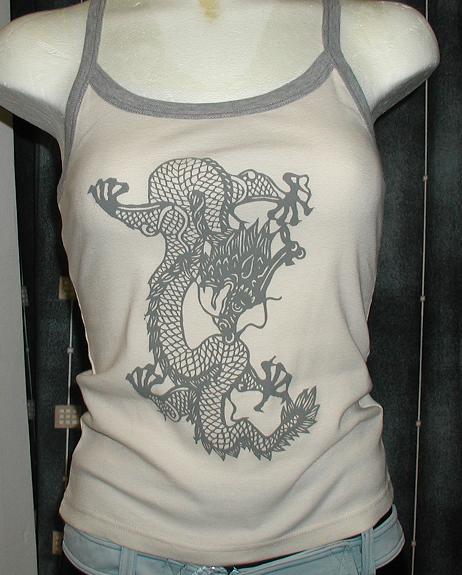 Freddy Dragon Top, Creme