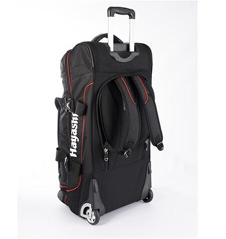 Hayashi Deluxe Trolley/Sportbag, Svart/Röd - 2