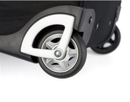 Hayashi Deluxe Trolley/Sportbag, Svart/Röd - 4