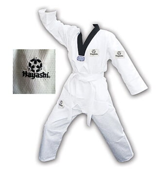 Hayashi Olympic WTF Dobok Svartkrage