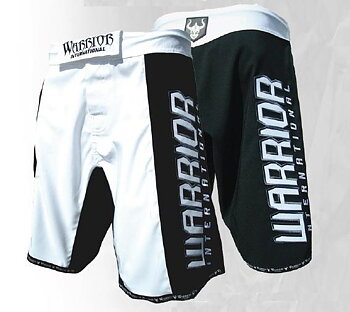 Warrior Annihilation Submission shorts, Black/White