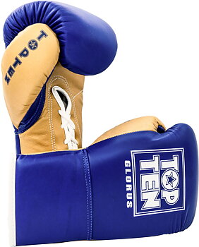 Topten Boxglove GLORUS, blue with lacing 10 oz