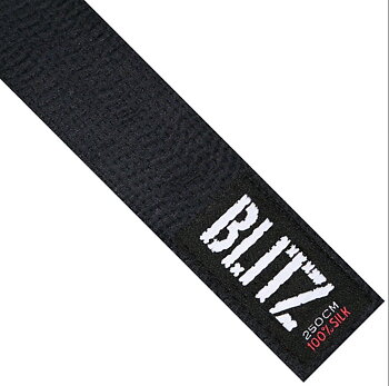 Blitz Svart Deluxe Silk Black Belt 50 mm, 250 cm
