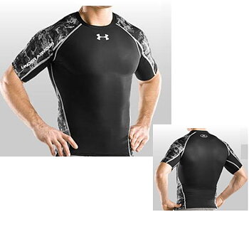 Under Armour Rashguard Battle SS Tee, Svart