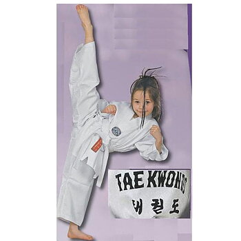 Hayashi med ryggtryck (svart/svart) WTF Dobok