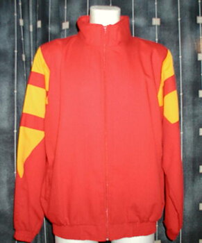 Tracksuit Larose Red/Yellow Large