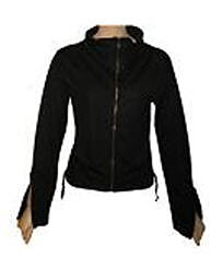 Calgary Loose Neck Jacket Svart. Large