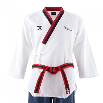 JC PRO-ATHLETE Poomsae Dobok, POOM (Kille tom 14 år) WT godkänd