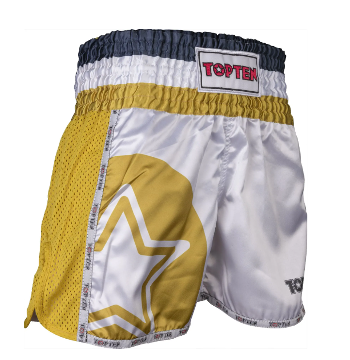Topten shorts WAKO BRAVE Vit/Guld