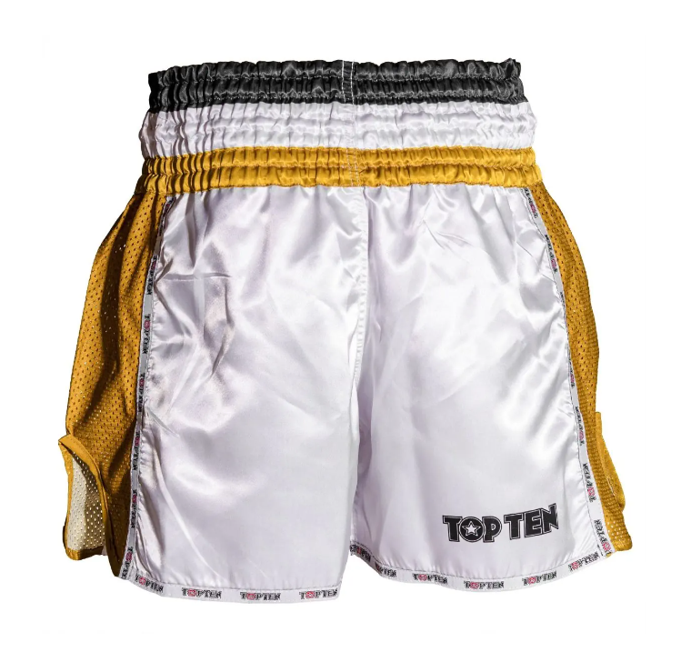 Topten shorts WAKO BRAVE Vit/Guld - 4