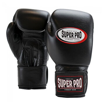 Super Pro Thai-Pro boxhandske Svart 12-16 oz