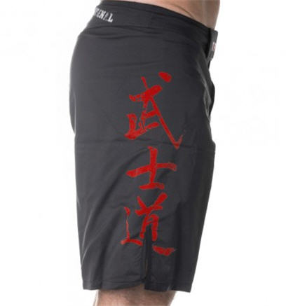 Topten MMA Board Shorts Dragon, Svart/Röd - 4