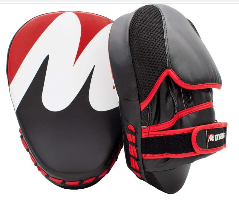 Manus Wave Focus Mitts Black/Red/White (pair)