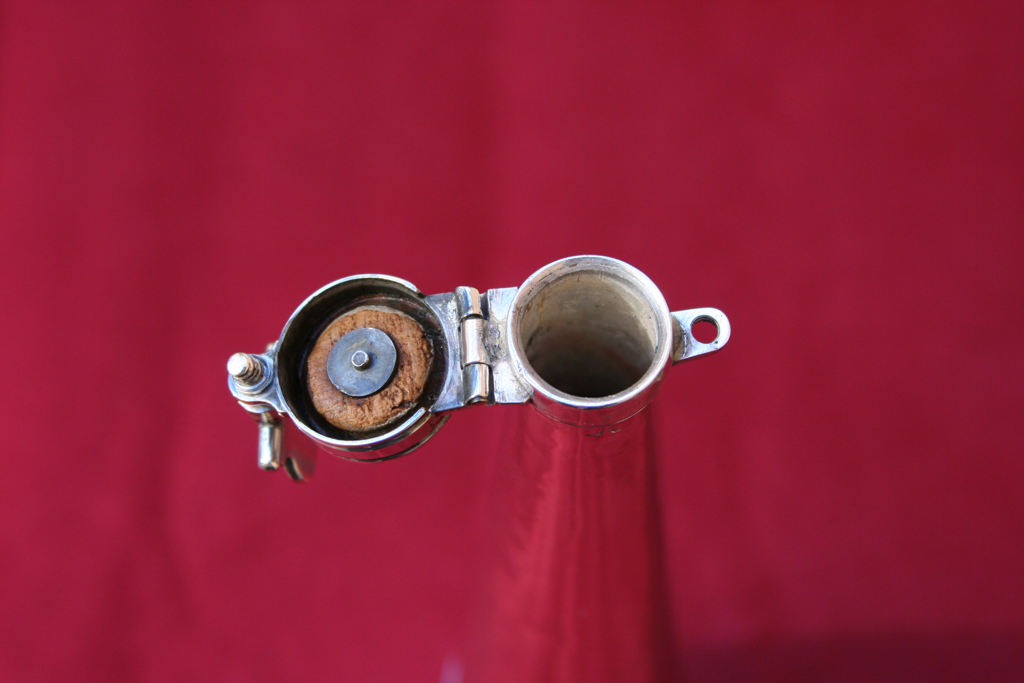 Hunting Flask helt i Silver - Sällsynt i Sverige   SÅLD! - 4