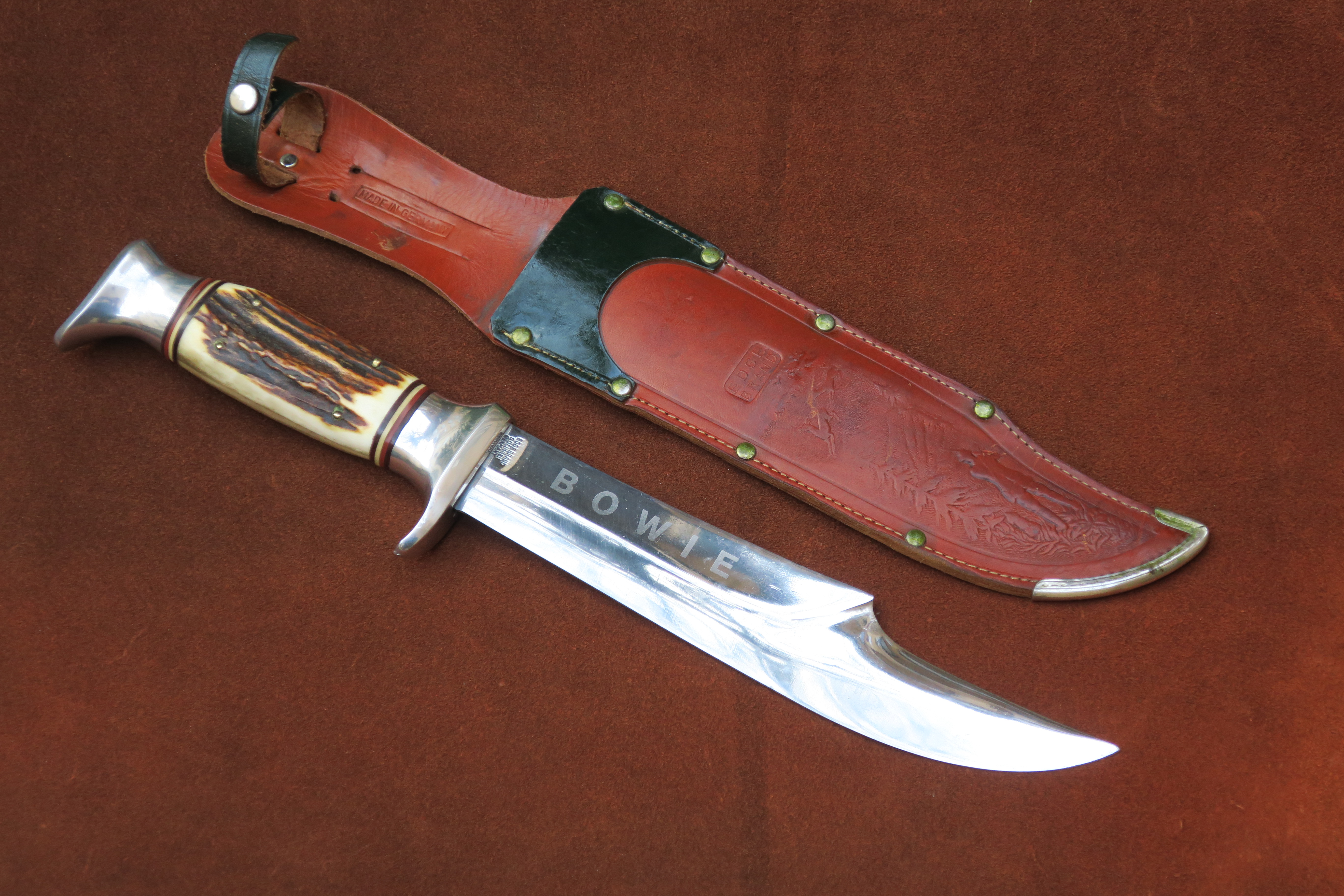 Vintage Bowie Edge Brand 469 "RHINO" Style, Solingen Germany