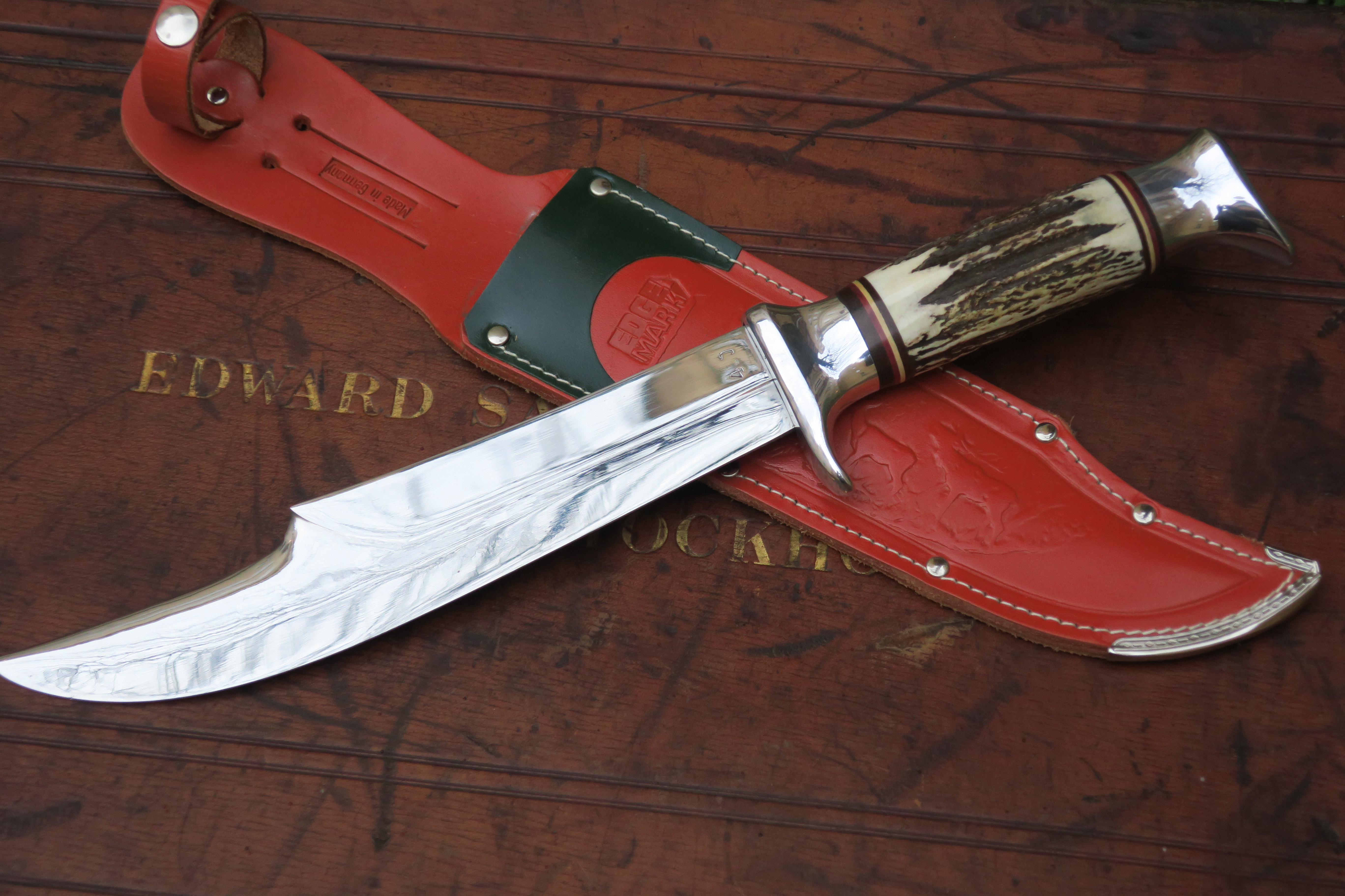 HELT UNIK - 1960-tal NYSKICK - African Hunter "Rhino" Bowie Knife No 469 - 3