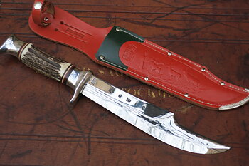 HELT UNIK - 1960-tal NYSKICK - African Hunter "Rhino" Bowie Knife No 469