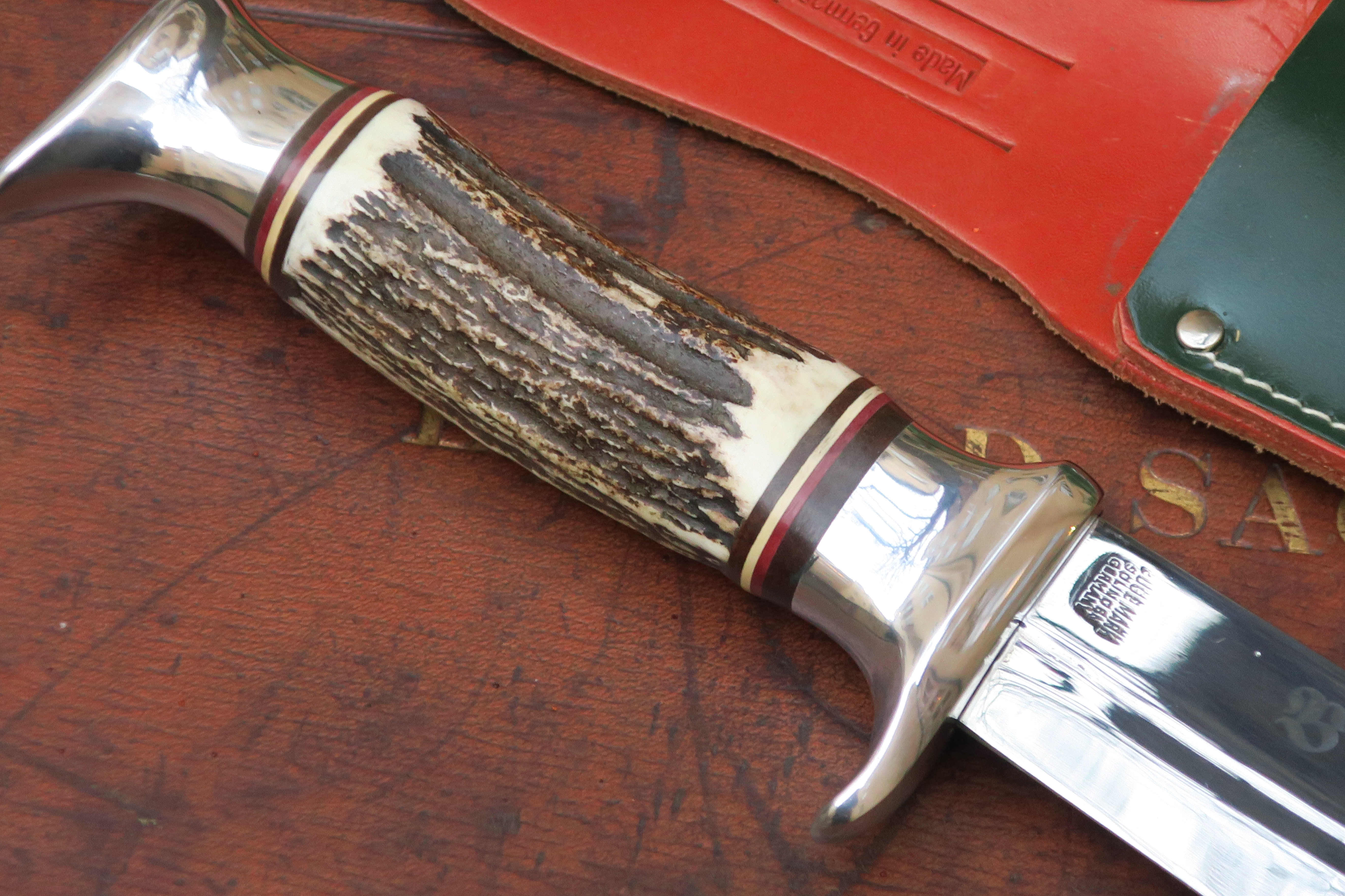 HELT UNIK - 1960-tal NYSKICK - African Hunter "Rhino" Bowie Knife No 469 - 5