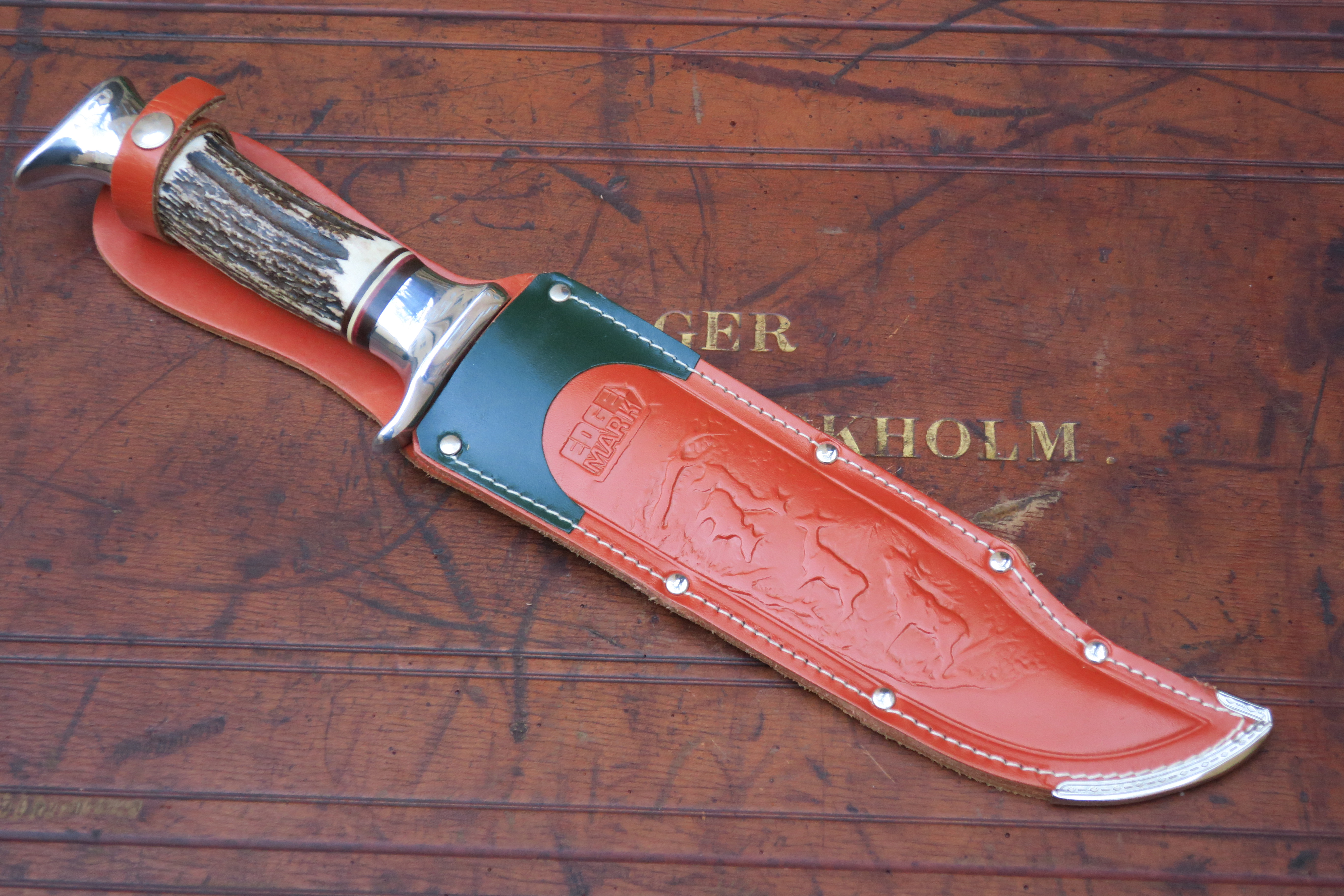 HELT UNIK - 1960-tal NYSKICK - African Hunter "Rhino" Bowie Knife No 469 - 10