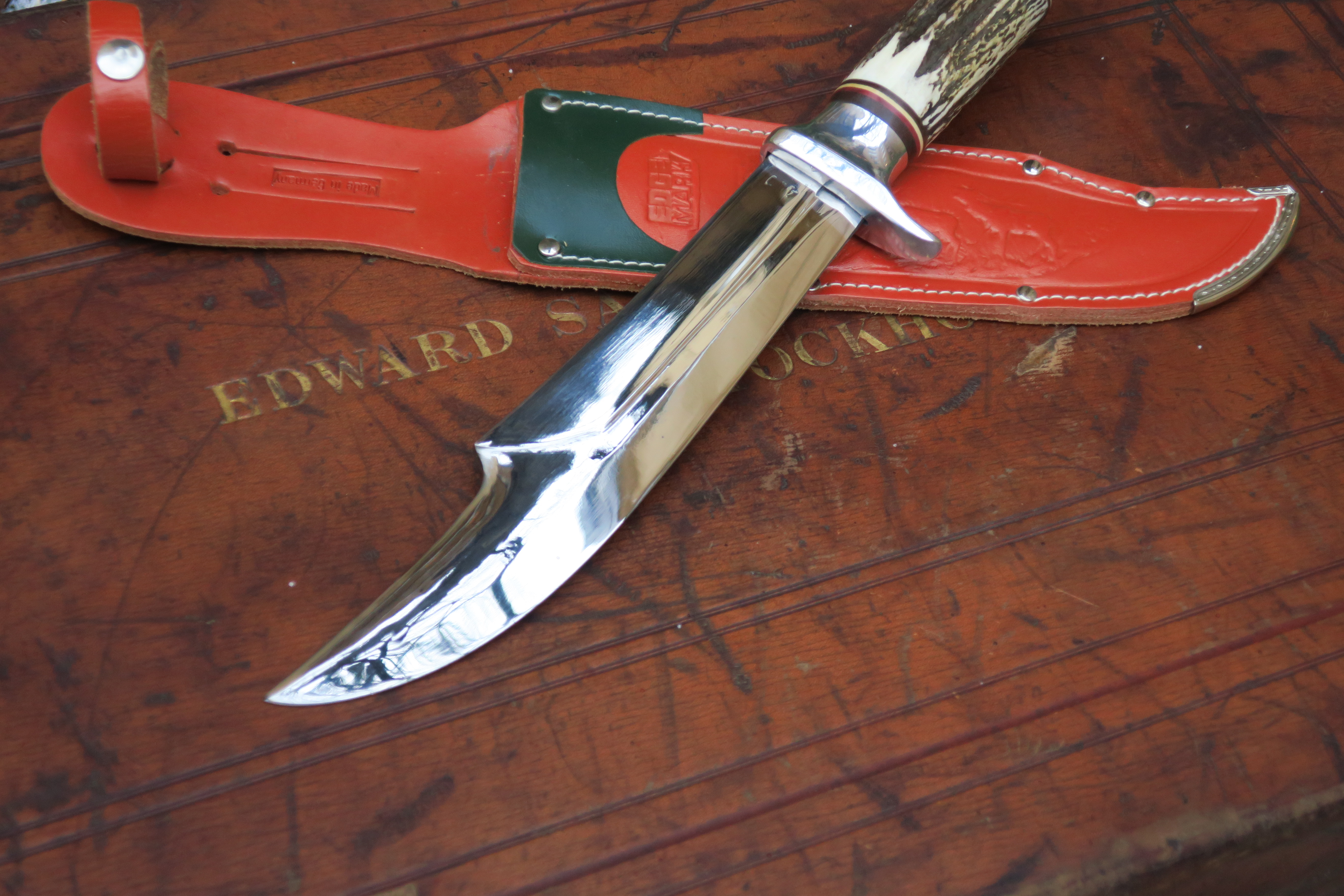 HELT UNIK - 1960-tal NYSKICK - African Hunter "Rhino" Bowie Knife No 469 - 4