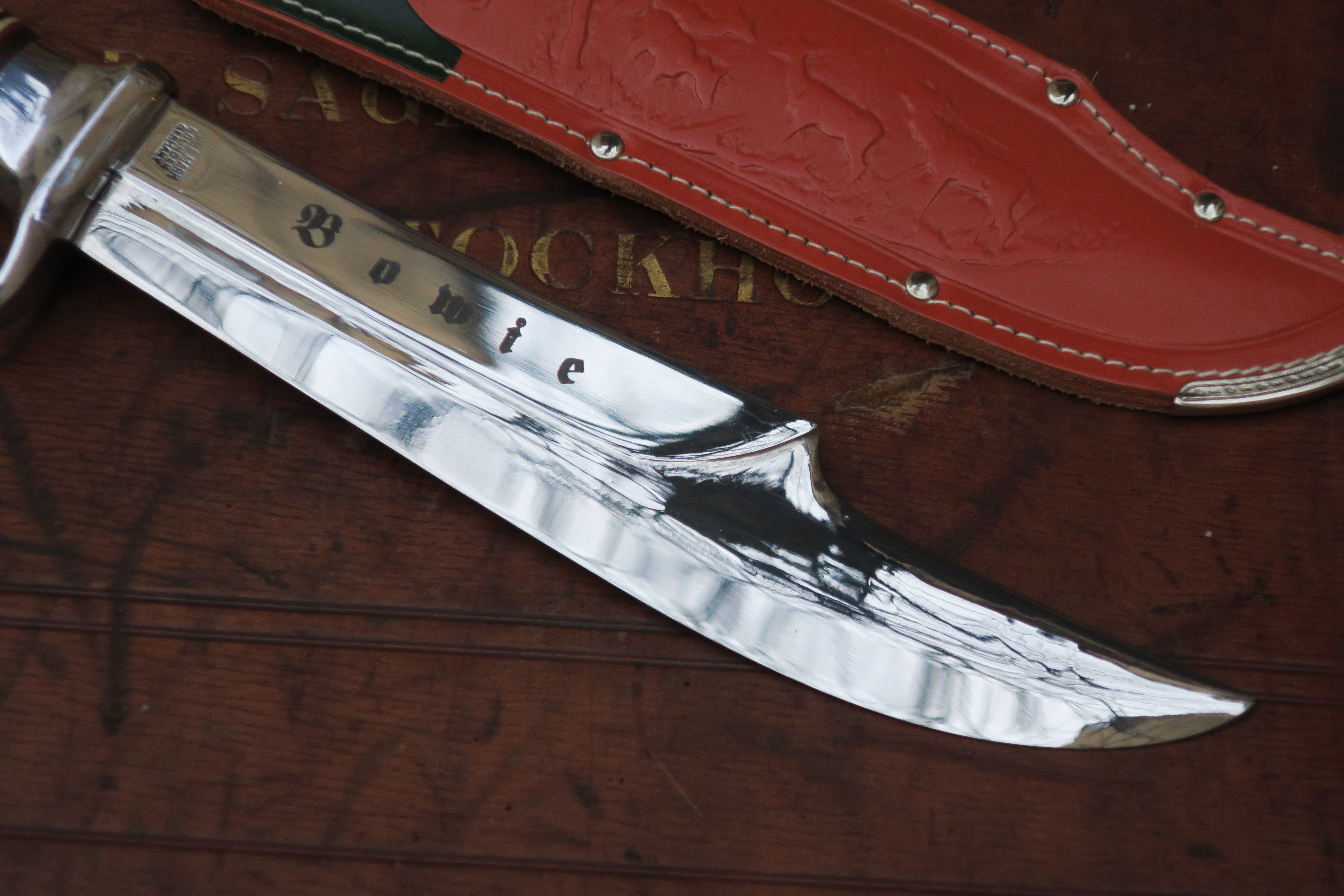 HELT UNIK - 1960-tal NYSKICK - African Hunter "Rhino" Bowie Knife No 469 - 2