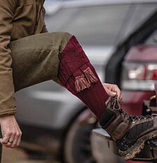 Harris Shooting  Socks & Matching Garter Ties (flashes)