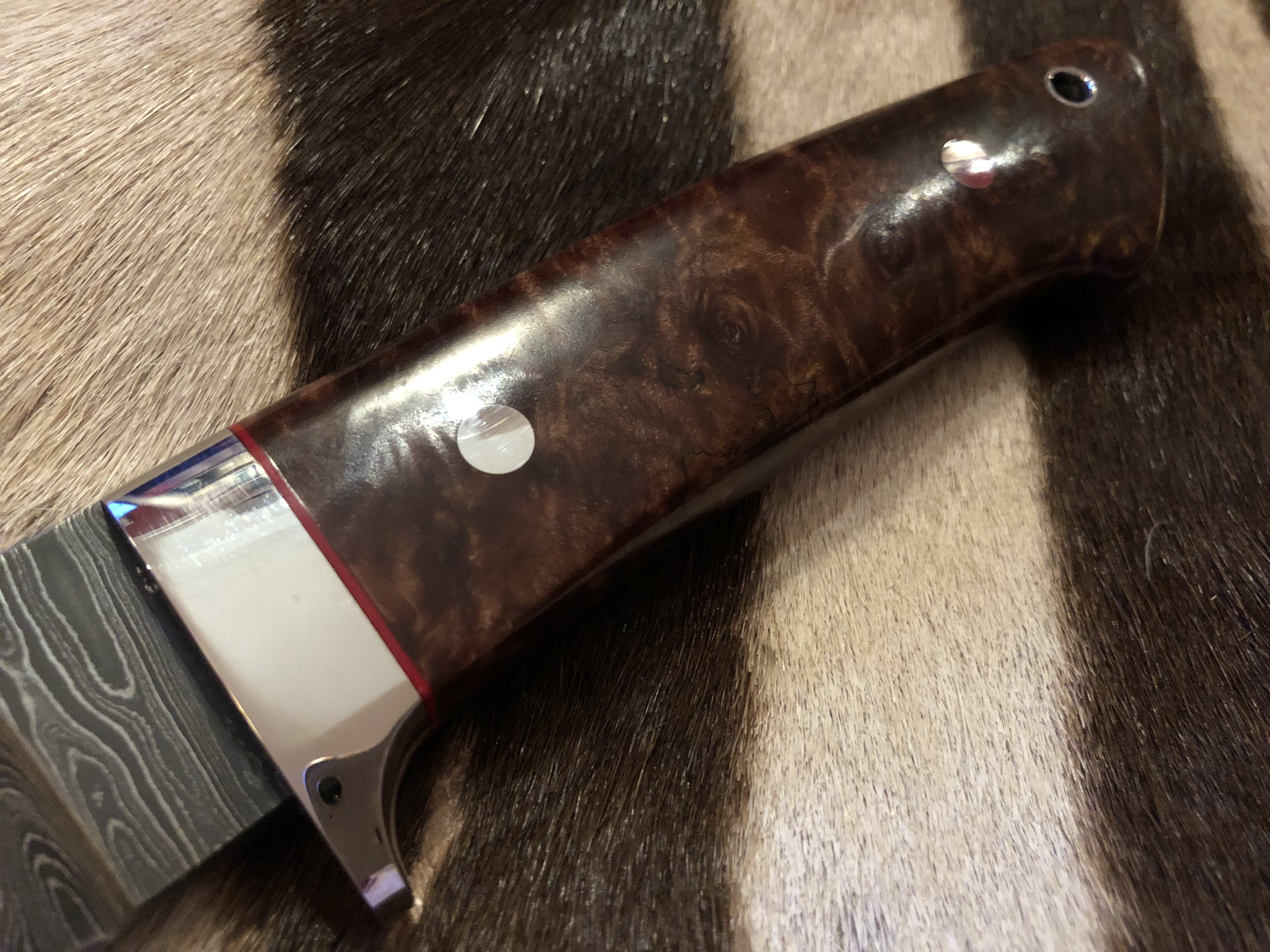 Custom Hunter - Maple Burl handle - 3