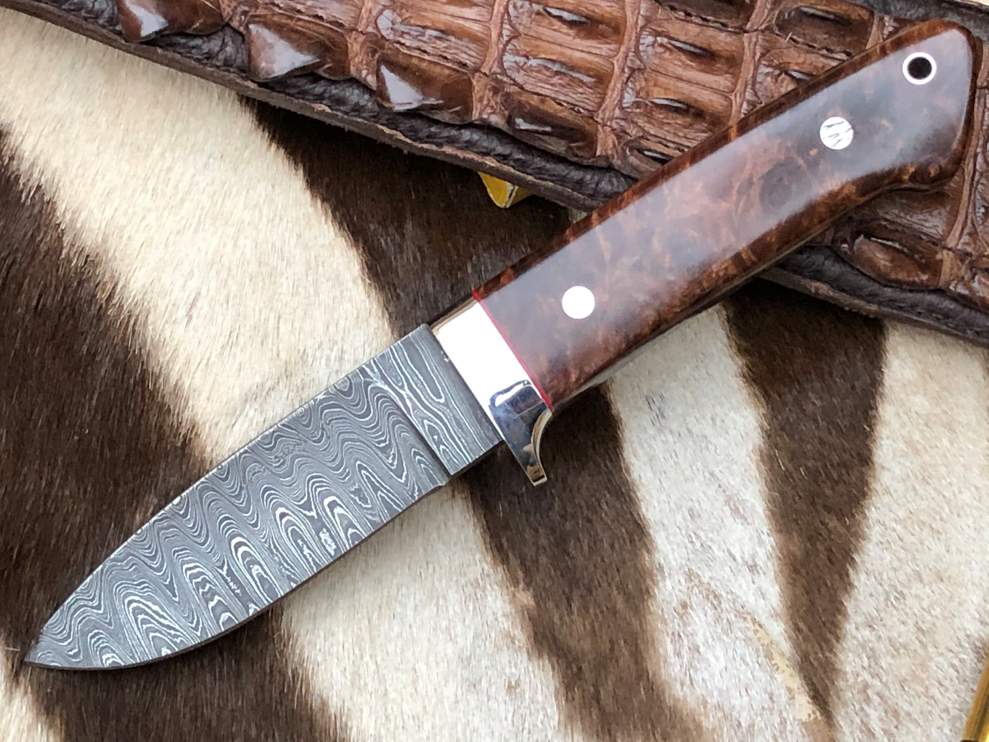 Custom Hunter - Maple Burl handle - 4
