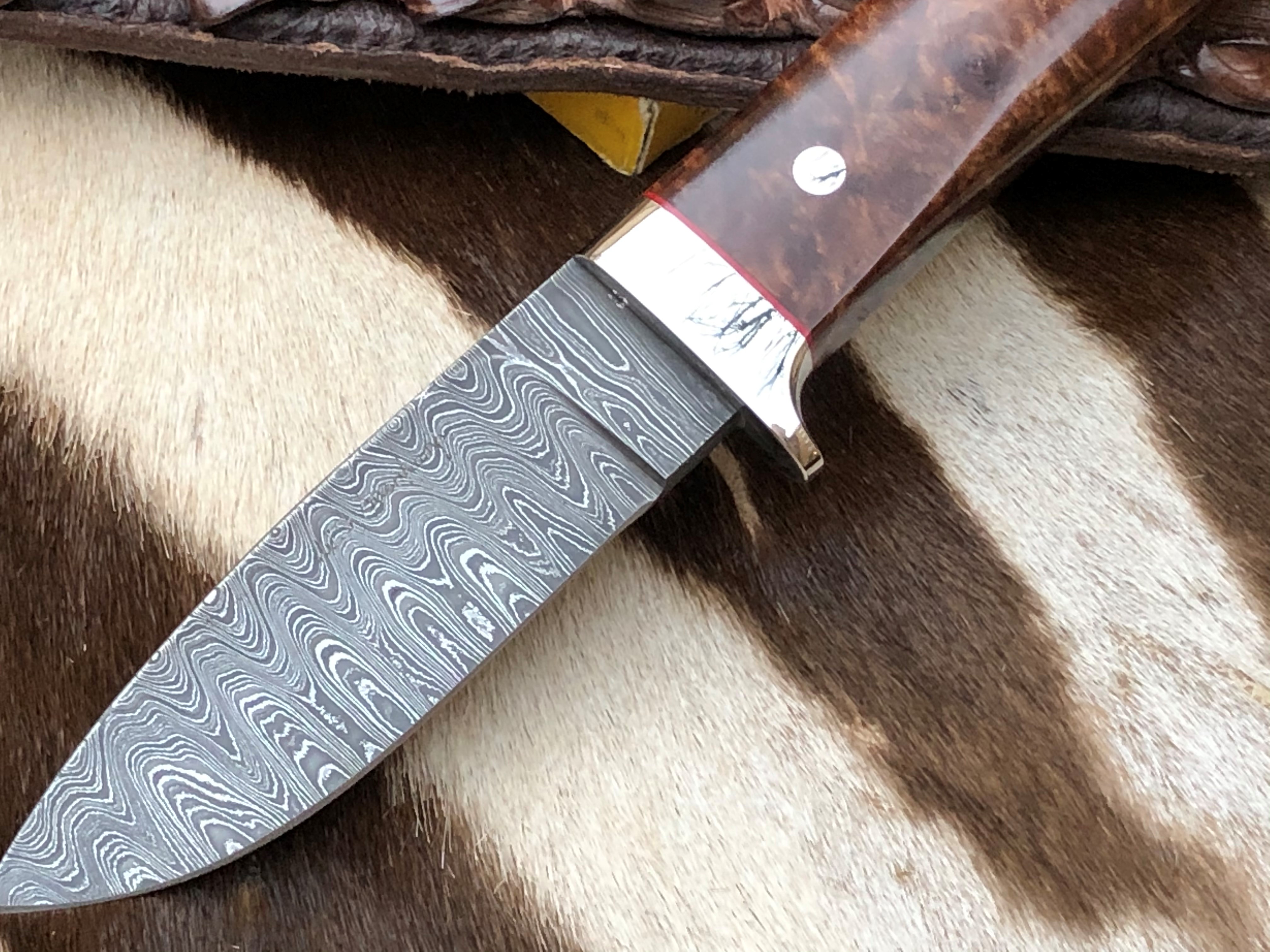 Custom Hunter - Maple Burl handle - 7