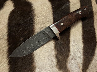Custom Hunter - Maple Burl handle