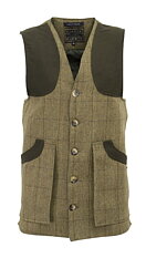 Tweed Shooting Waistcoat - LIGHT SAGE