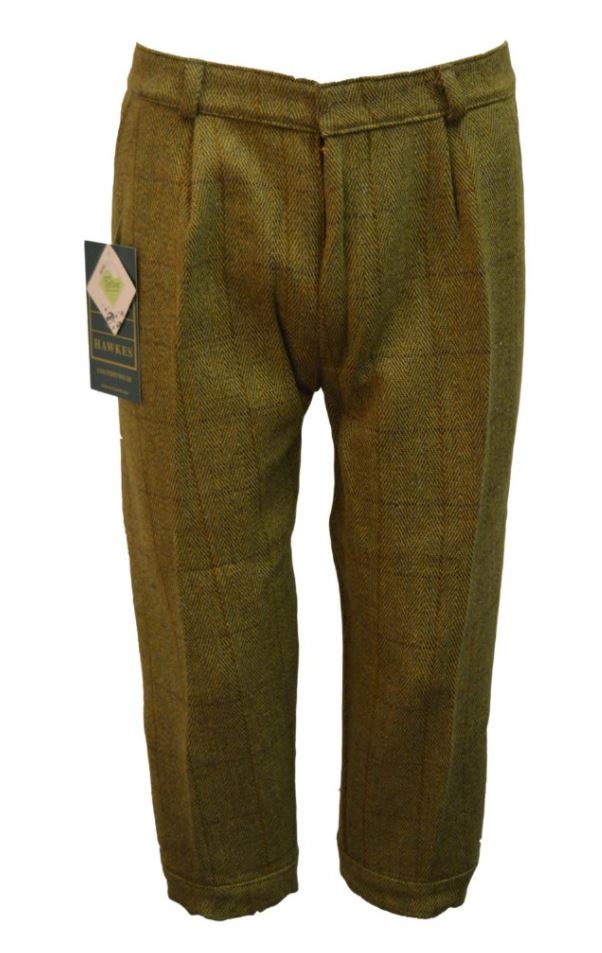 Derby Tweed Shooting Breeks - LIGHT SAGE (Plus Fours) - 2