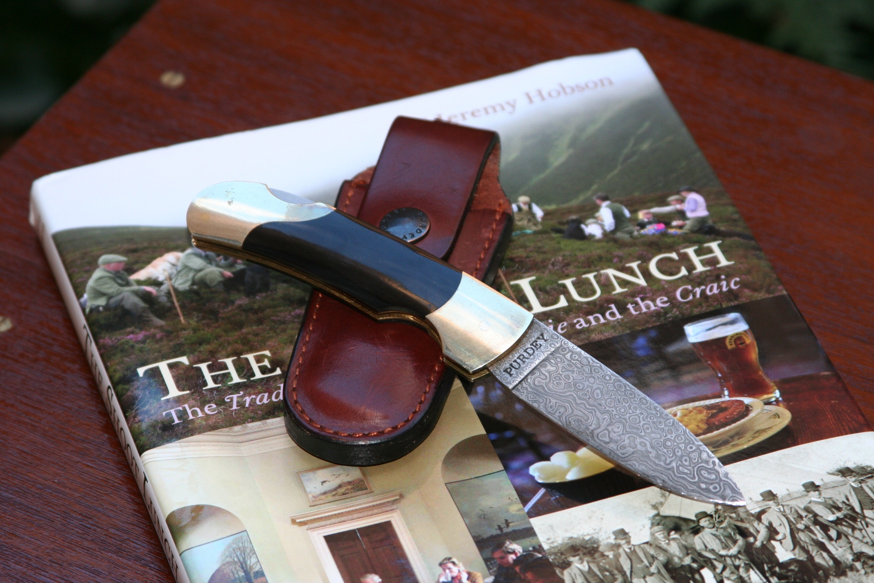 Purdey - Large Pocket Knife in Buffalo Horn 