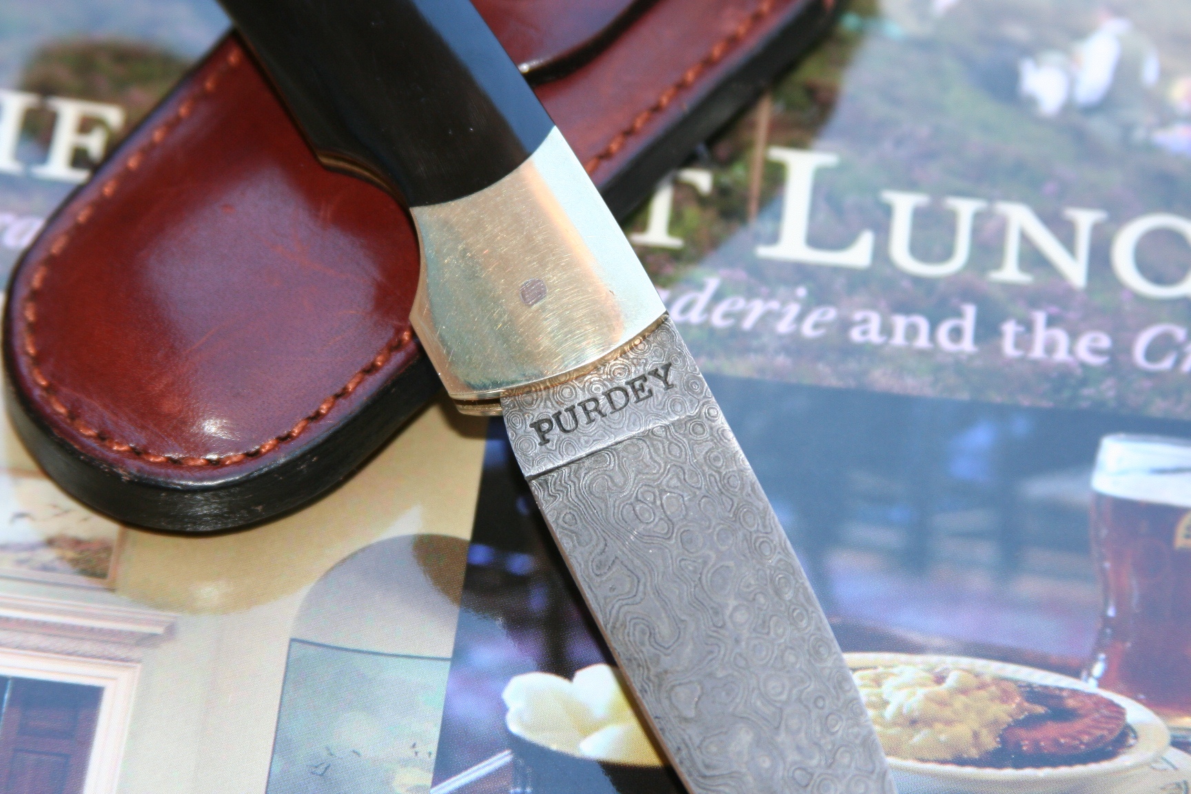 Purdey - Large Pocket Knife in Buffalo Horn  - 2