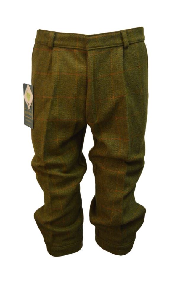 Derby Tweed Shooting Breeks - DARK SAGE (Plus Fours) - 2