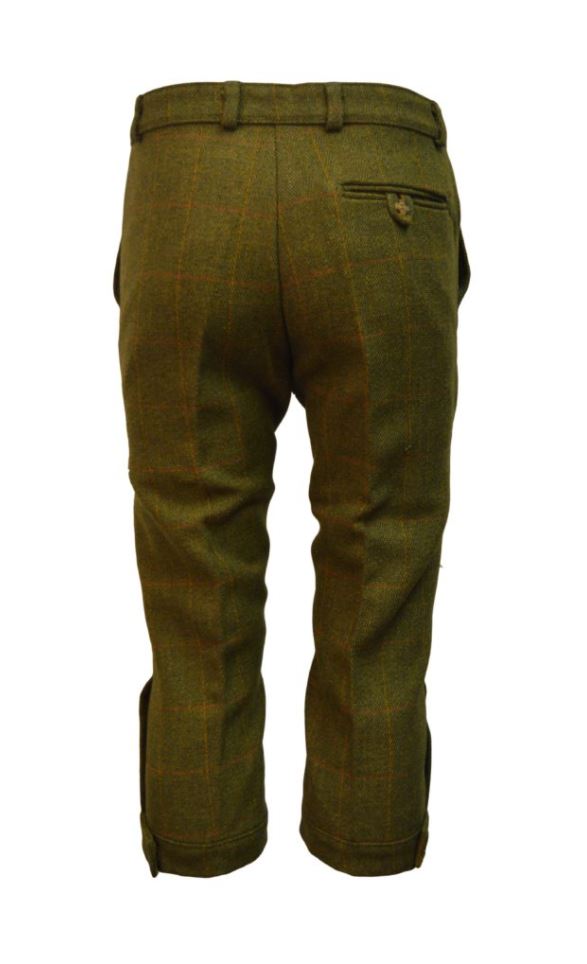 Derby Tweed Shooting Breeks - DARK SAGE (Plus Fours) - 3