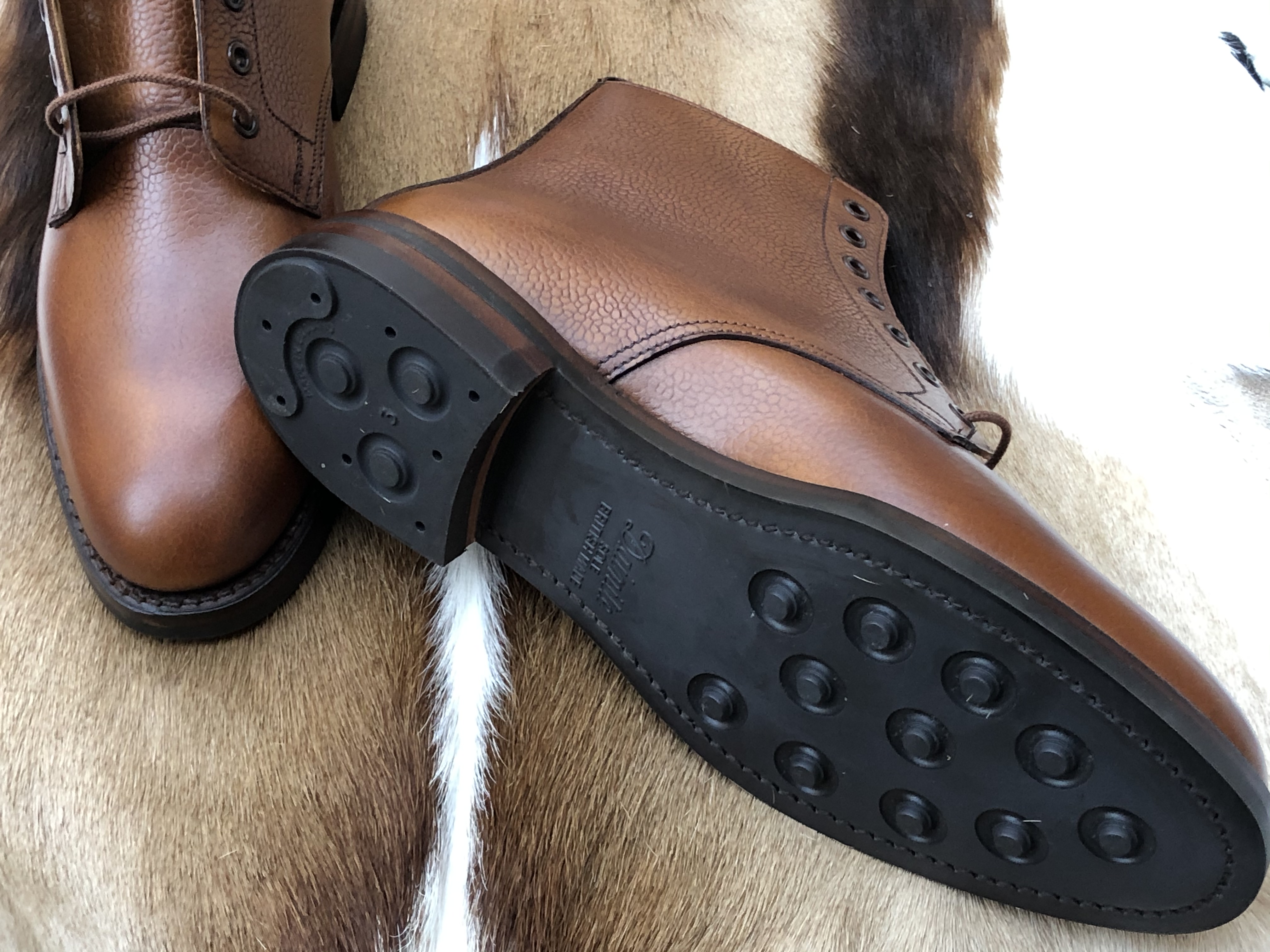 ** ETT PAR ** - 2000:- Rabatt  DAMKÄNGA Crockett & Jones "Barnwell" - Klassisk Jaktkänga - 5