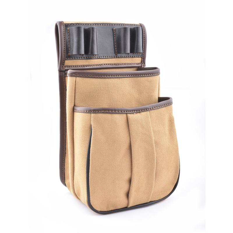 PRISSÄNKT*  Canvas Clay Game Shooting Belt Fitting Shotgun Cartridge Pouch Bag - 5